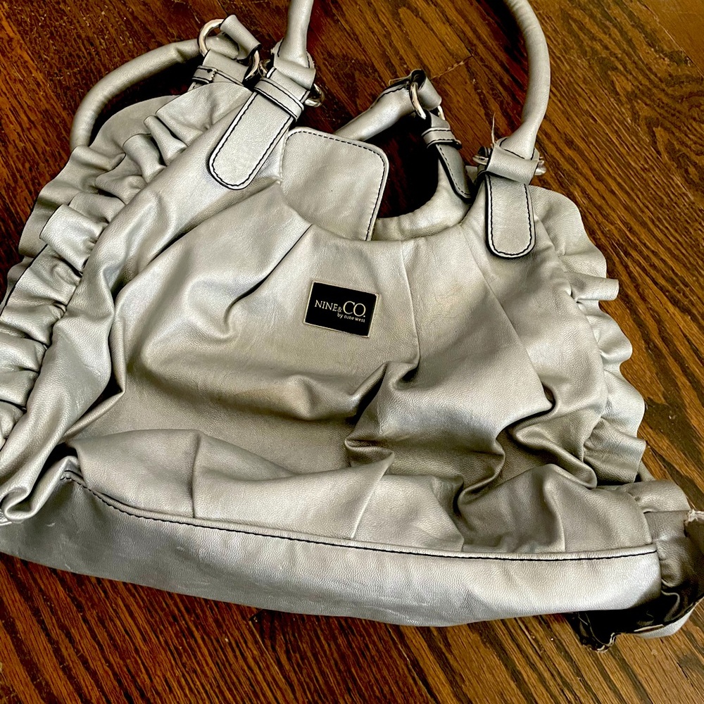 Nine and Co Silver handbag